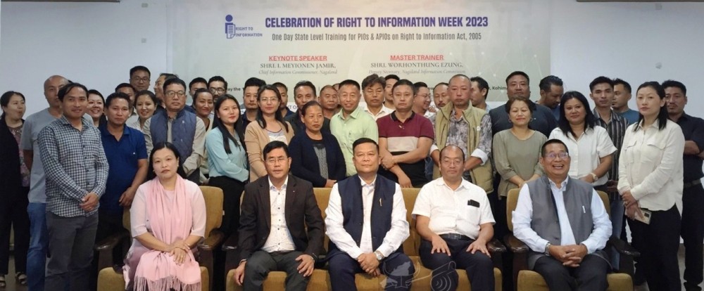 State-level training programme for the Public Information Officers and Assistant Public Information Officers of the Department of Horticulture on the Right to Information Act was held on October 10. (DIPR Photo)